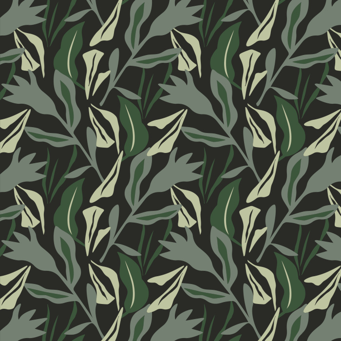 Create a tropical oasis on any wall in your home with our Mixed Greens Peel And Stick Removable Wallpaper.
