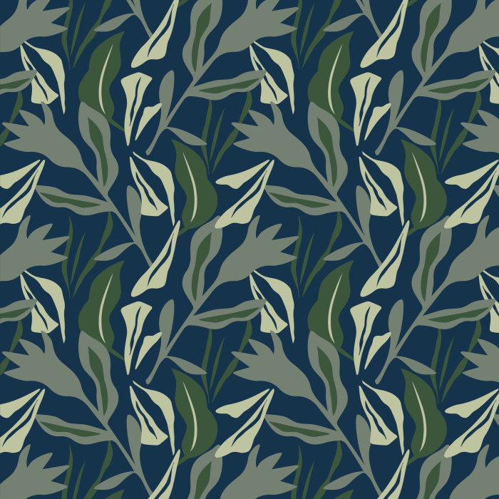 Create a tropical oasis on any wall in your home with our Mixed Greens Peel And Stick Removable Wallpaper.