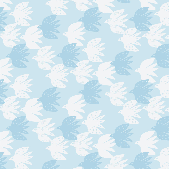 Watch a flock take flight on any wall in your home with our Soaring Birds Peel And Stick Removable Wallpaper.