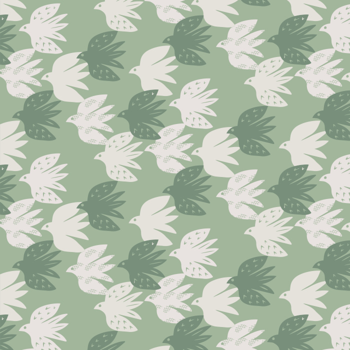 Watch a flock take flight on any wall in your home with our Soaring Birds Peel And Stick Removable Wallpaper.