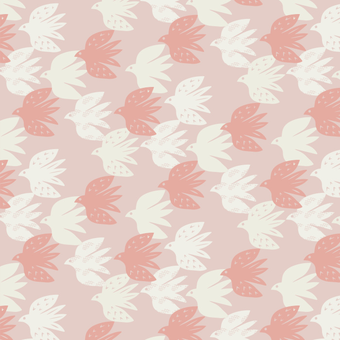 Watch a flock take flight on any wall in your home with our Soaring Birds Peel And Stick Removable Wallpaper.