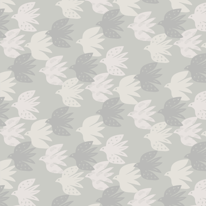 Watch a flock take flight on any wall in your home with our Soaring Birds Peel And Stick Removable Wallpaper.