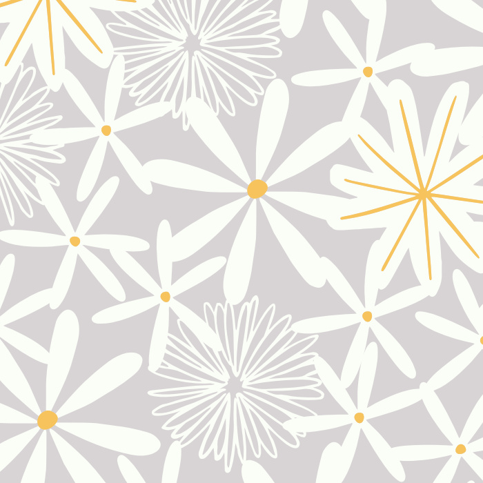 Add a cute floral pattern to your wall with our Daisy Love Peel And Stick Removable Wallpaper. 