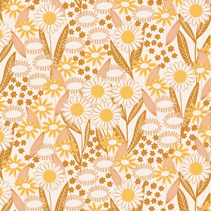 Add an eye-catching design to any wall in your home Retro Field Peel And Stick Removable Wallpaper.