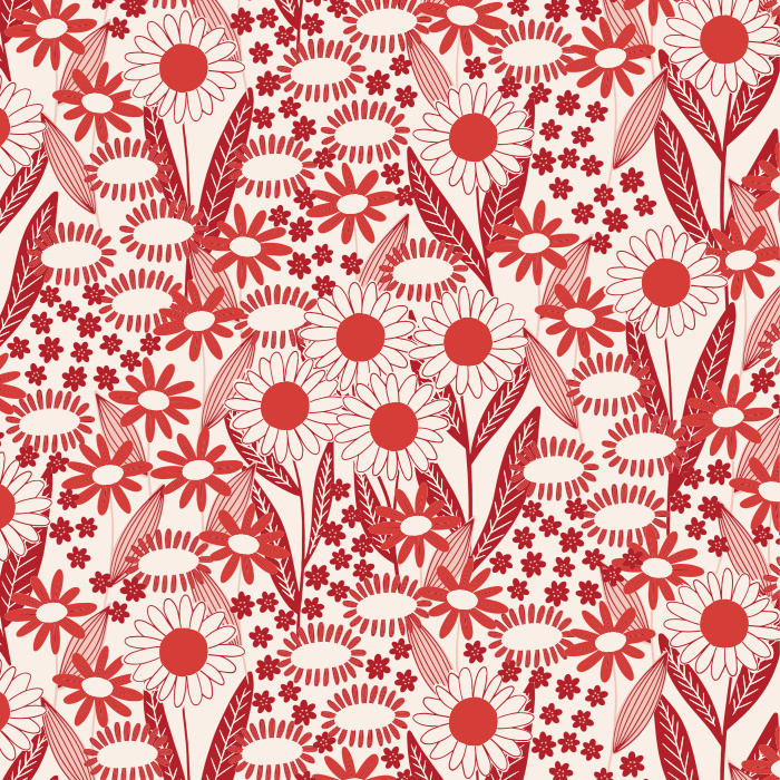 Add an eye-catching design to any wall in your home Retro Field Peel And Stick Removable Wallpaper.