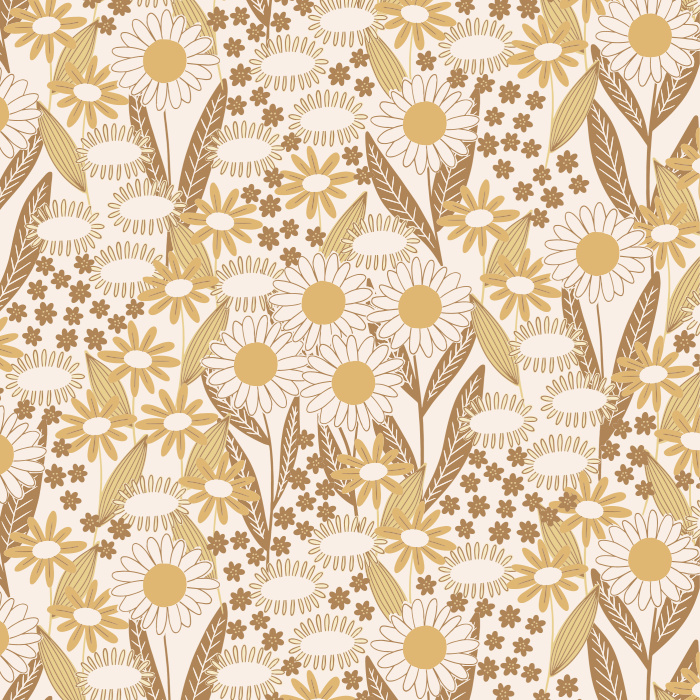 Add an eye-catching design to any wall in your home Retro Field Peel And Stick Removable Wallpaper.