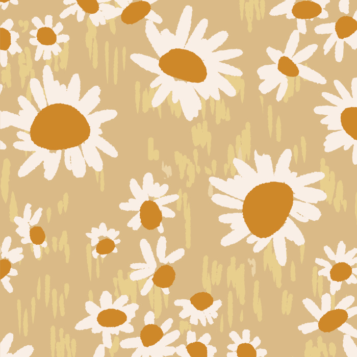 Add a fun floral pattern to any room with our Dear Daisy Peel And Stick Removable Wallpaper.