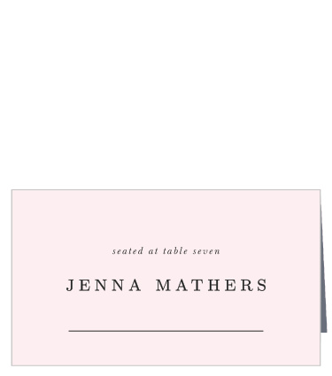 Family and friends will have no issue finding their seats with the help of our Photo Perfection Place Cards.