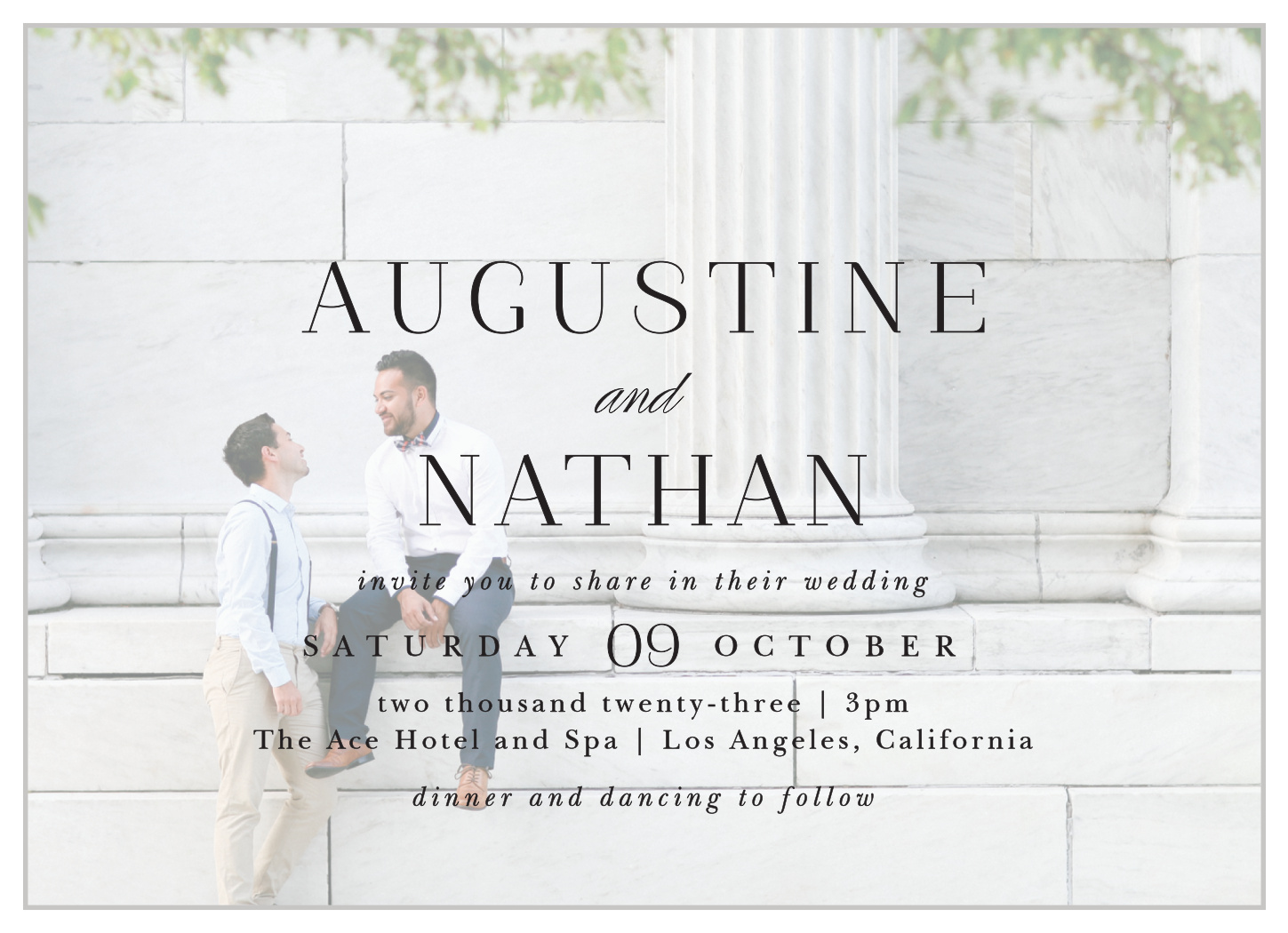 Lovely Opaque Wedding Invitations