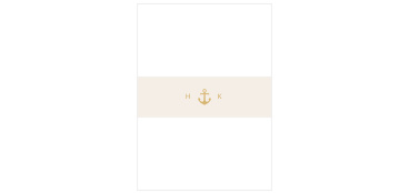 Our Maritime Anchor Wedding Belly Bands are sure to keep all of your cards stay neatly organized en route to your guests.