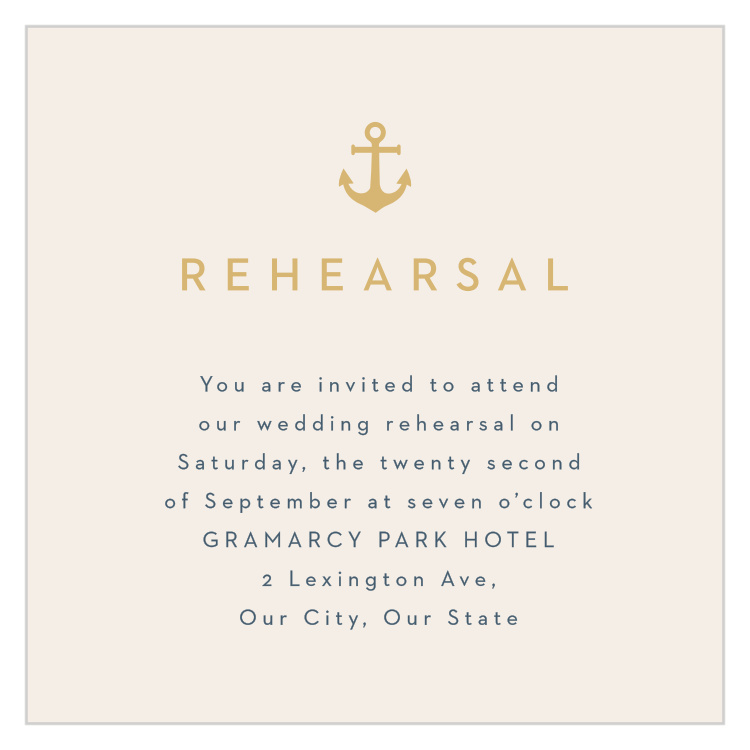 Maritime Anchor Rehearsal Cards