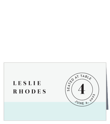 Make a spot for everyone on your guest list with our Sheer Stripe Place Cards. 