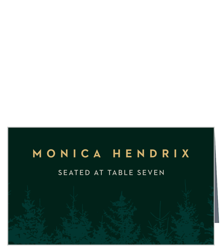 Mountain Spruce Place Cards
