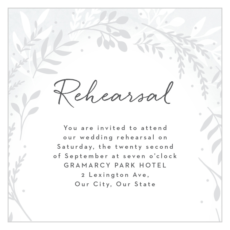 Icy Wreath Rehearsal Cards