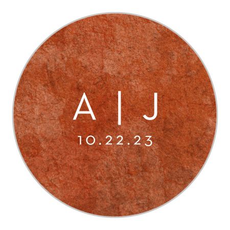 Red Rock Wedding Stickers