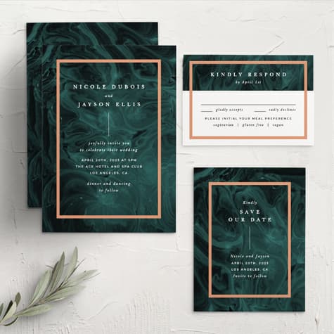 Simply Formal Wedding Invitations