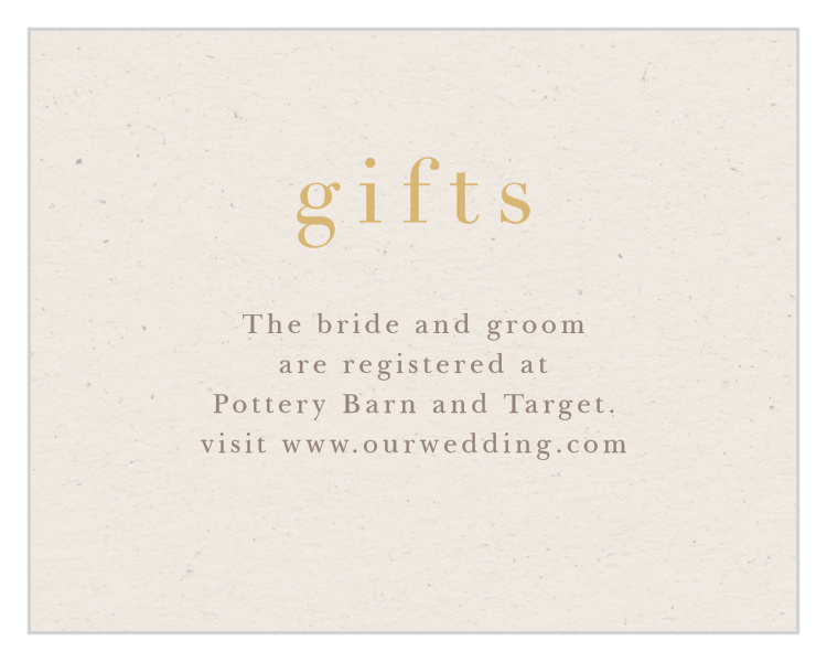 Wood Collage Registry Cards