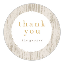 Seal envelopes or gift family and friends with a memento of your special day with our Wood Collage Wedding Stickers.