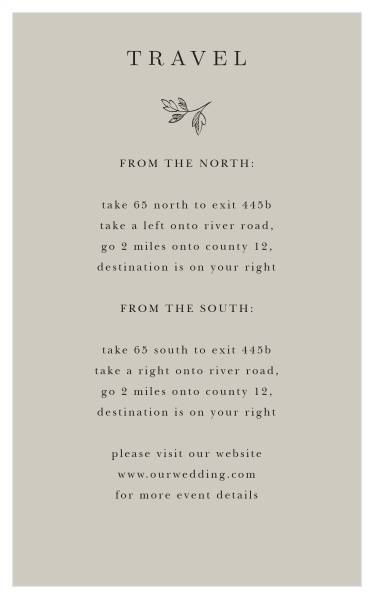 Help everyone find their way with our Botanical Border Direction Cards. 