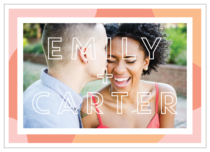 Set the stage for the perfect celebration with our Transparent Text Wedding Invitations.