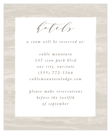 Suggest the best local hotel to out-of-town family and friends with our Aspen Trees Accommodation Cards.