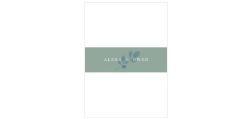 Our Aspen Trees Wedding Belly Bands are sure to keep your cards stay neatly organized en route to your guests.