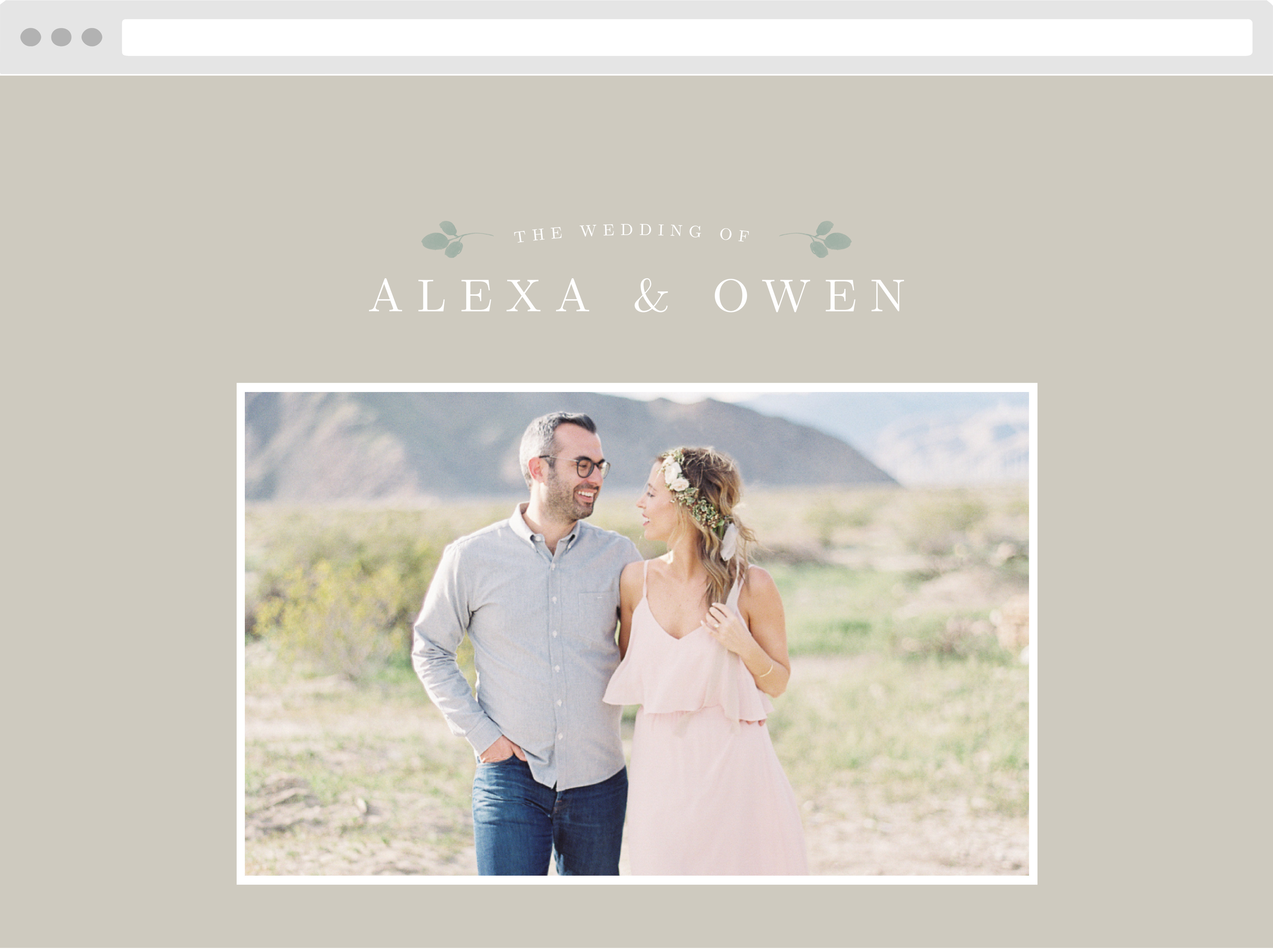 Aspen Trees Wedding Website