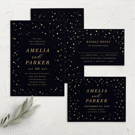 Shining Bright Wedding Invitations