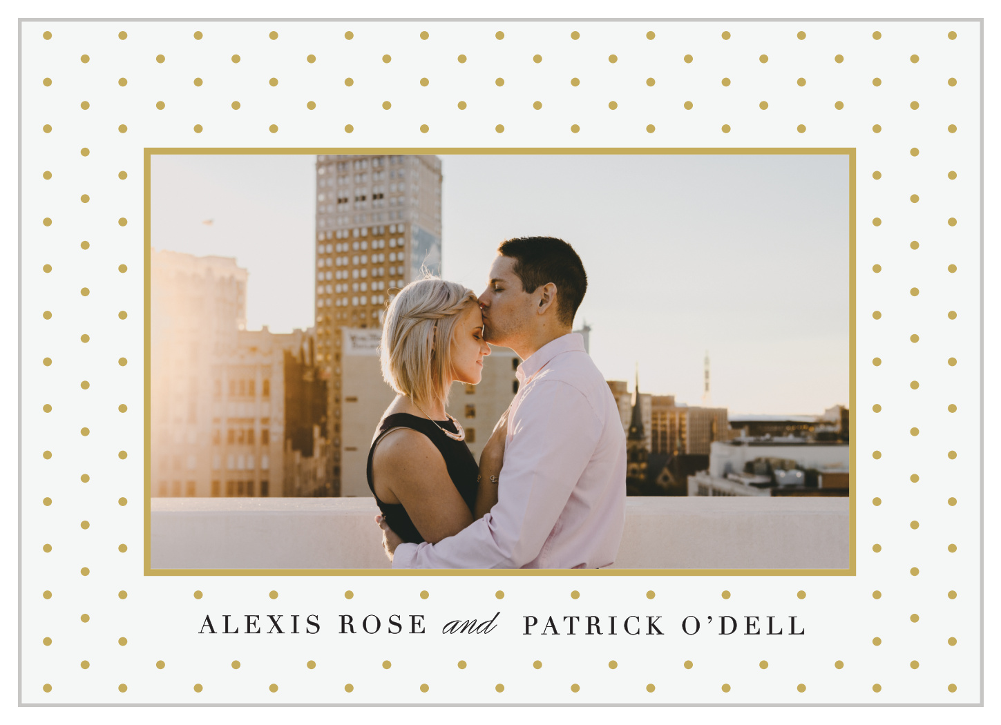Polka Dot Passion Wedding Invitations