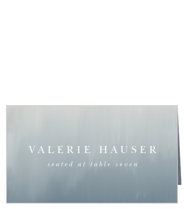 Our Soft Mist Place Cards guide family and friends to their seats for your reception with ease.