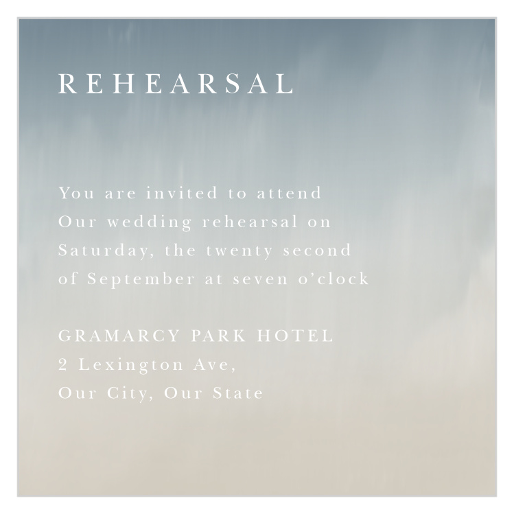 Soft Mist Rehearsal Cards