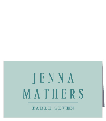 Guide your guests to their seats on the day of your event with the Formal Charm Place Cards.