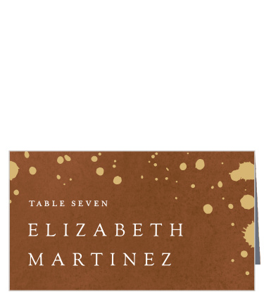 Give all your loved ones a spot on your special day with our Painted Stone Place Cards.