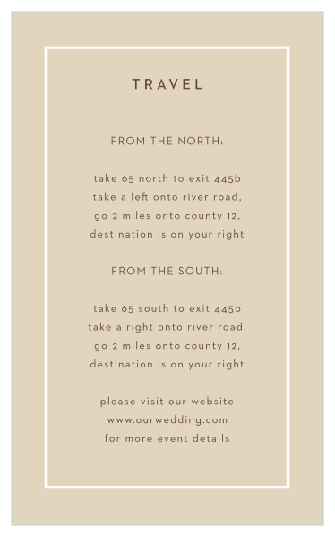 Help everyone find their way with our Dried Foliage Direction Cards. 