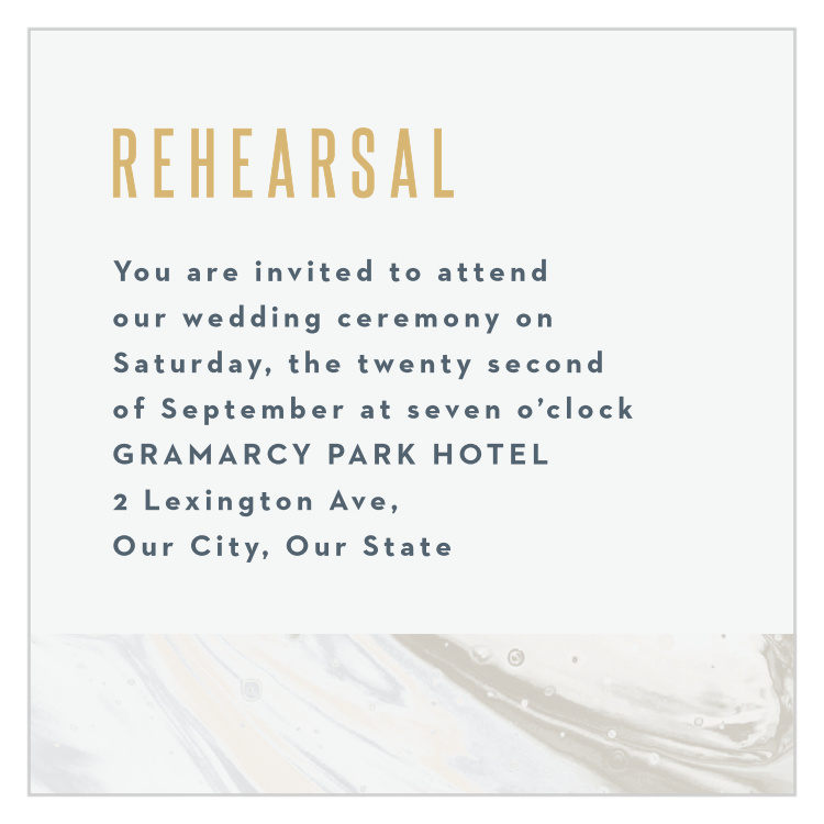 Marbled Shell Rehearsal Cards