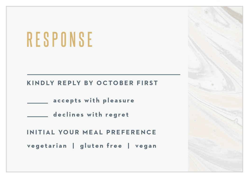 Marbled Shell Response Cards