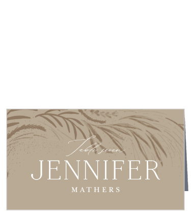 Make sure every guest is on the same page and that your wedding proceeds in an organized fashion with our Botanical Romance Place Cards.