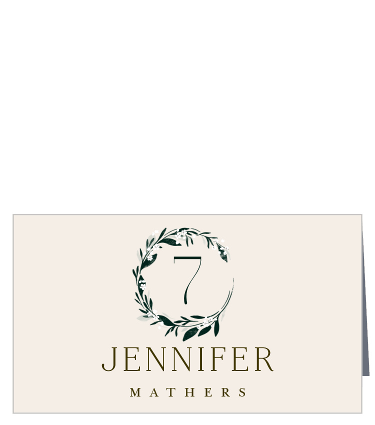 Encircled Elegance Place Cards