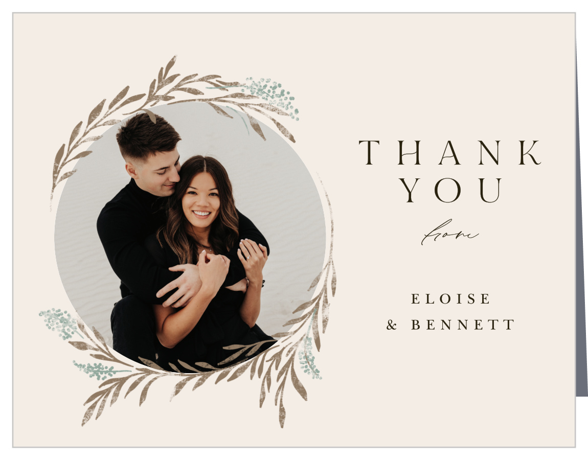 Hidden Garden Wedding Thank You Cards