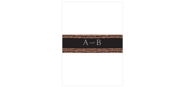 Add the perfect personalization and keep everything organized with our Boho Radiance Wedding Belly Bands.