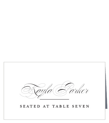 Give every guest a spot at your big event with the help of our Considered Cursive Place Cards that match the rest of the Considered Cursive invitation suite perfectly.