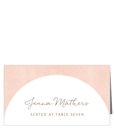 Family and friends will have no issue finding their seats at your reception with the help of our Artful Arch Place Cards.