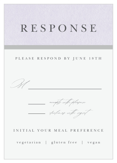 Our Watercolor Layers help you get a complete list of family and friends that plan to attend your wedding.