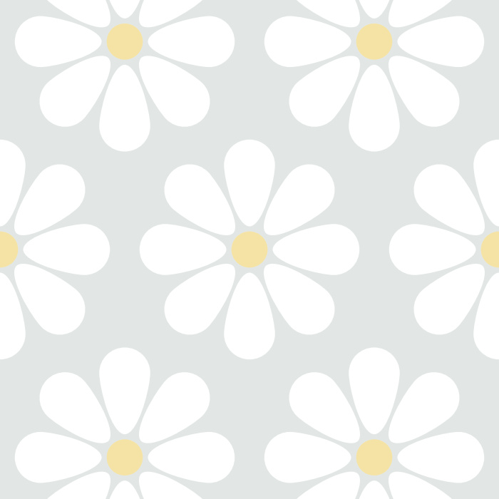 Bloom a cute garden on any wall in your home with our Daisy Chain Peel And Stick Removable Wallpaper.