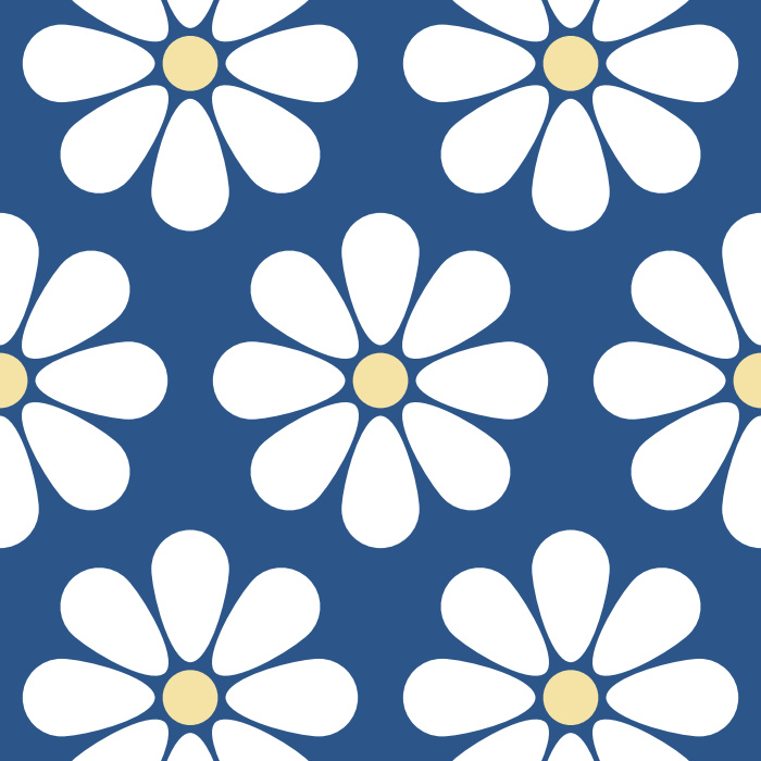 Bloom a cute garden on any wall in your home with our Daisy Chain Peel And Stick Removable Wallpaper.