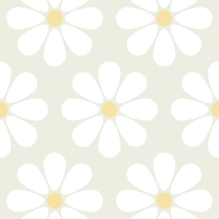 Bloom a cute garden on any wall in your home with our Daisy Chain Peel And Stick Removable Wallpaper.