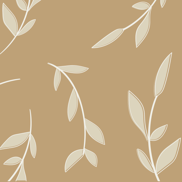 Give your home an organic feel with a modern leafy pattern that is our Delicate Leaves Peel And Stick Removable Wallpaper.