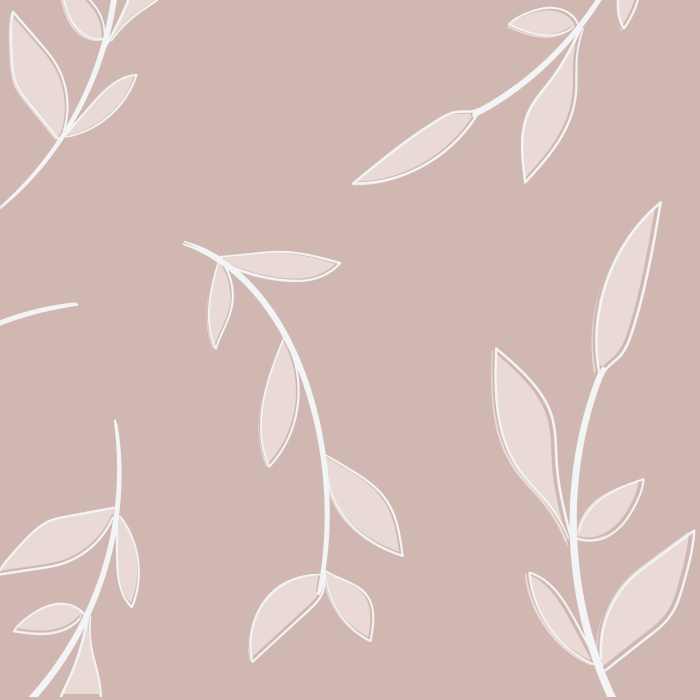 Give your home an organic feel with a modern leafy pattern that is our Delicate Leaves Peel And Stick Removable Wallpaper.
