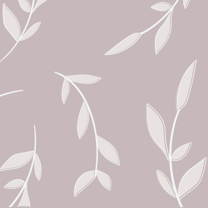 Give your home an organic feel with a modern leafy pattern that is our Delicate Leaves Peel And Stick Removable Wallpaper. 