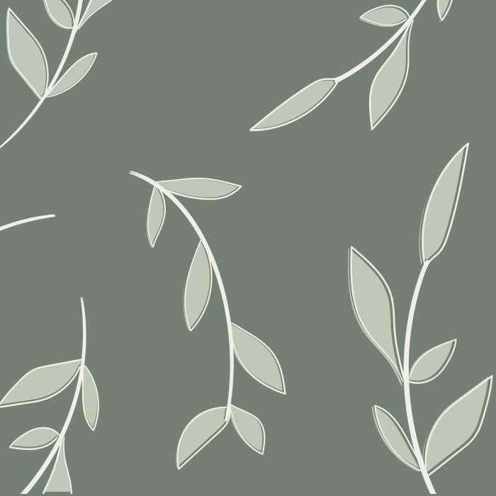Give your home an organic feel with a modern leafy pattern that is our Delicate Leaves Peel And Stick Removable Wallpaper. 